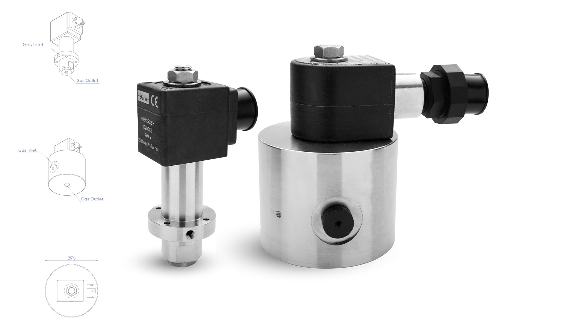 HIGH PRESSURE SOLENOID VALVES